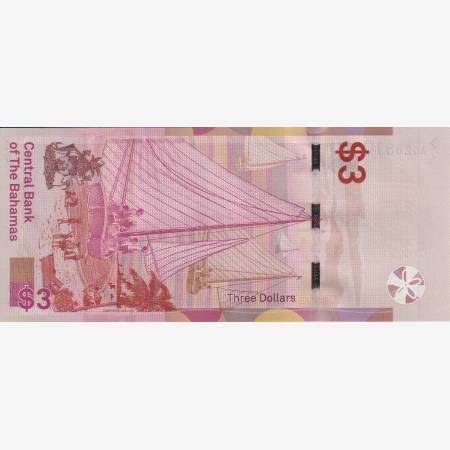 Bahama 3 dollár 2019.
