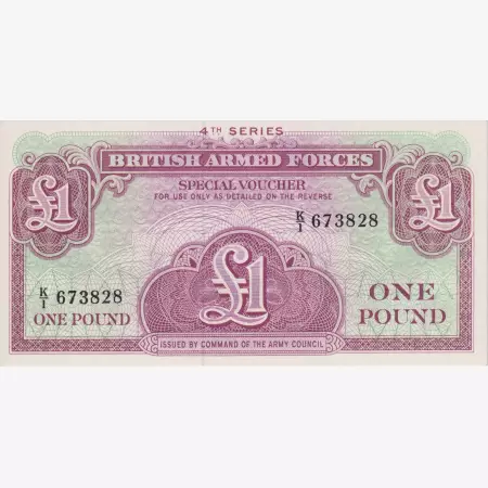 Angol katonai 1 pound 4 seria