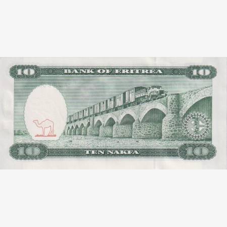 Eritrea 10 nakfa 1997.