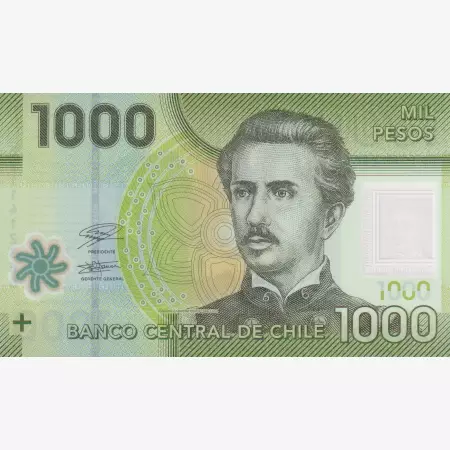 Chile 1000 pesos 2021. polimer