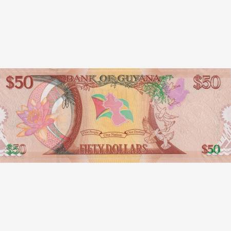 Guyana 50 dollár 2016.