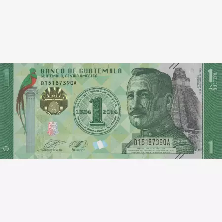 Guatemala 1 quetzal 2024.