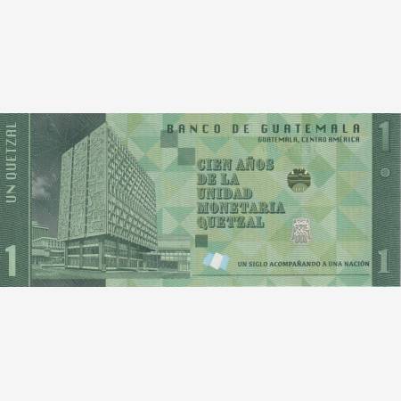 Guatemala 1 quetzal 2024.