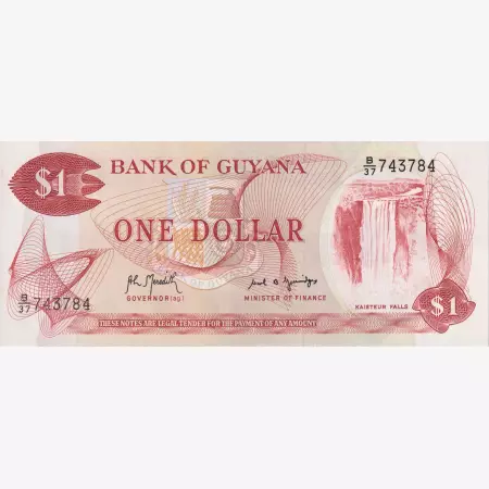 Guyana 1 dollár 1992.