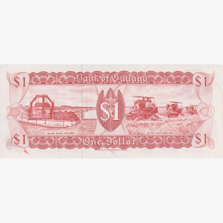 Guyana 1 dollár 1992.