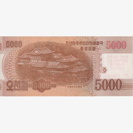 Észak-Korea 5000 won 2013./2017. MINTA