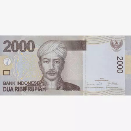 Indonézia 2000 rupiah 2009.