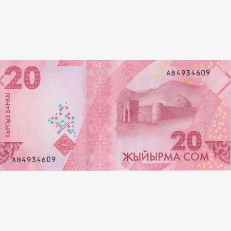 Kirgizisztán 20 com 2023.