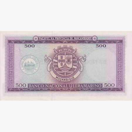 Mozambik 500 escudos 1967.