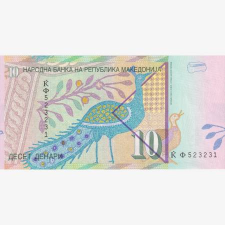 Macedónia 10 denari 1997.