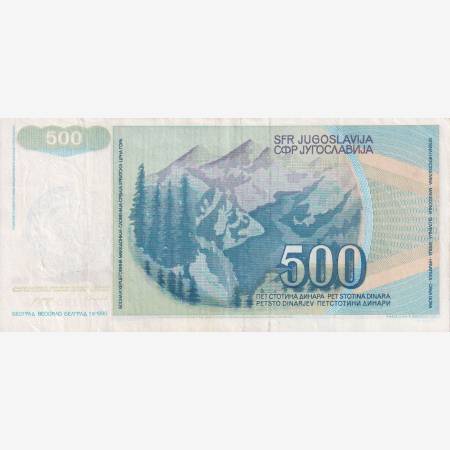 Bosznia-Hercegovina 500 dinár 1992.