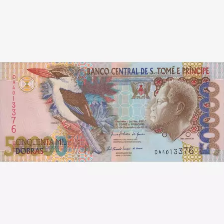 ST. Thomas & Prince 50.000 dobras 2010.