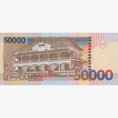 ST. Thomas & Prince 50.000 dobras 2010.