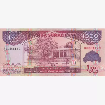 Szomáliföld 1000 shillings 2015.
