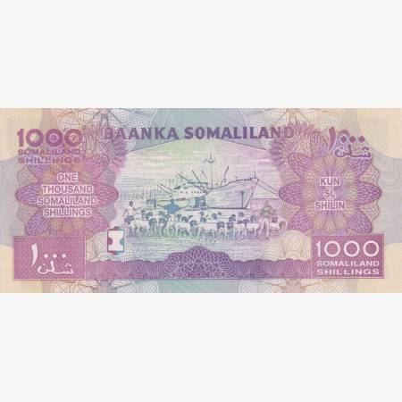 Szomáliföld 1000 shillings 2015.