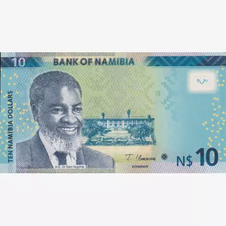 Namibia 10 dollar 2021.