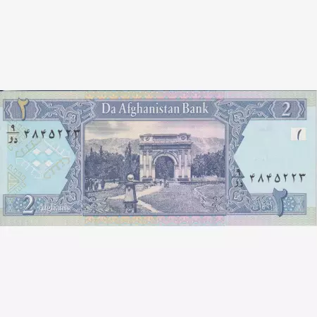 Afghanisztán 2 afganis 2002.  P 65
