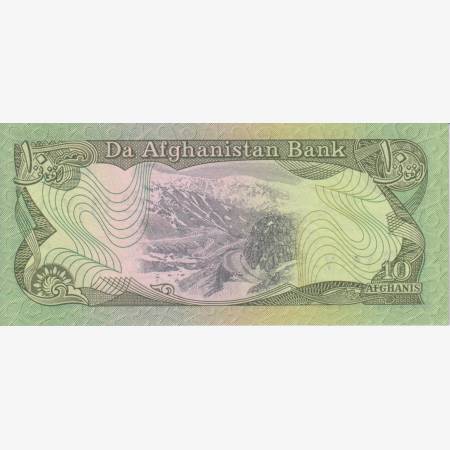 Afghanisztán 10 afganis 1979. P 55