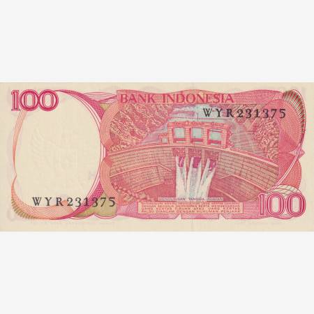 Indonézia 100 rupiah 1984. P 122