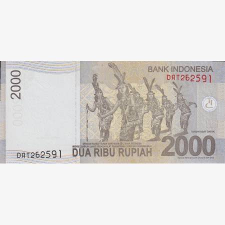 Indonézia 2000 rupiah 2009.  P 148