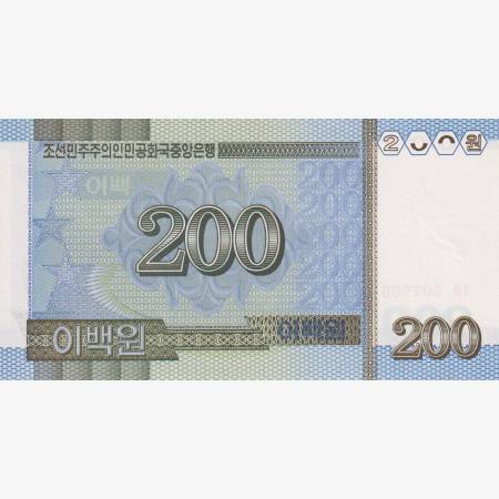 Észak-Korea 200 won 2005. P 48
