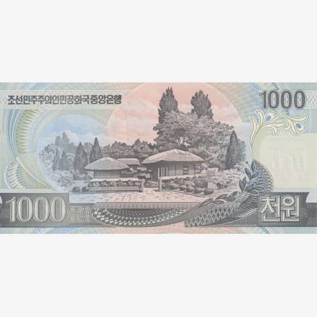 Észak-Korea 1000 won 2006.  P 45