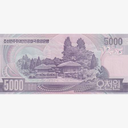 Észak-Korea 5000 won 2006.  P 46