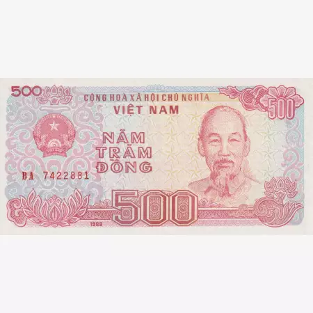 Vietnam 500 dong 1988.  P 101