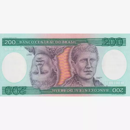 Brazilia 200 cruzeiros 1981-1984. P 199