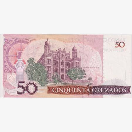 Brazilia 50 cruzados 1986-1988 P 210
