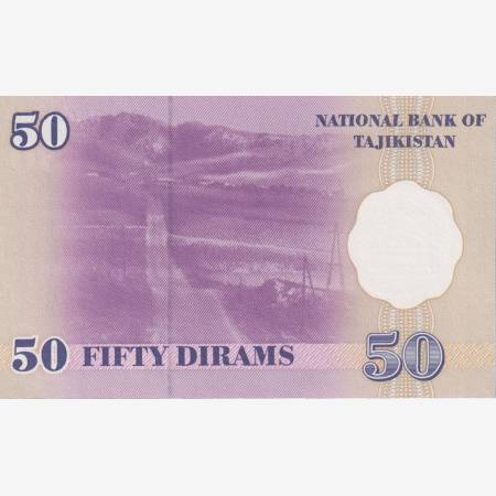 Tadzsikisztán 50 diram 1999. P 12