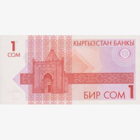 Kirgizisztán 1 som 1993.  P 4