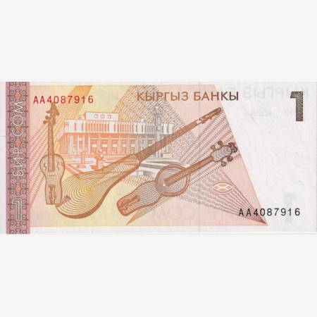 Kirgizisztán 1 som 1994.  P 7