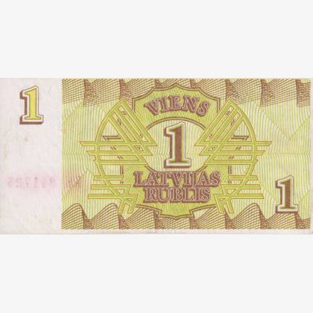 Lettország 1 rublis 1992.  P 35