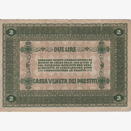 Olaszország 2 lira 1918.  M5