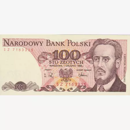Lengyelország 100 zlotych 1988.   P 143e