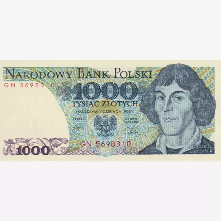 Lengyelország 1000 zlotych 1982.   P 146c