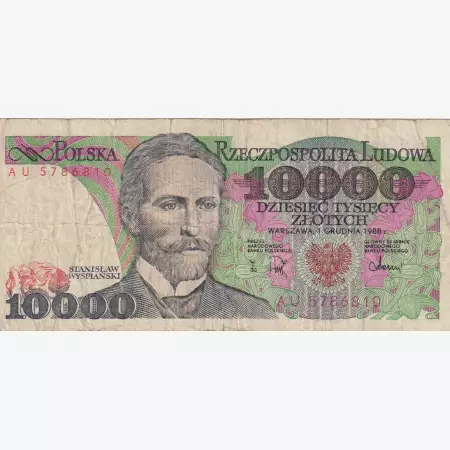 Lengyelország 10.000 zlotych 1988.   P 151b