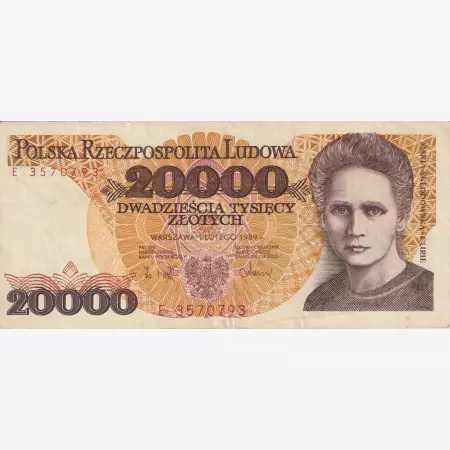 Lengyelország 20.000 zlotych 1989.   P 152