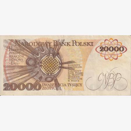 Lengyelország 20.000 zlotych 1989.   P 152