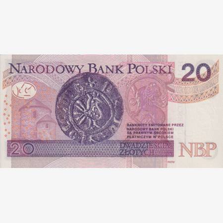 Lengyelország 20 zlotych 2016.   P 184