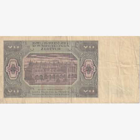 Lengyelország 20 zlotych 1948.   P 137