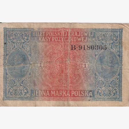 Lengyelország 1 márka 1917.   P 2