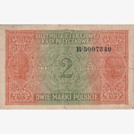 Lengyelország 2 márka 1917.   P 3