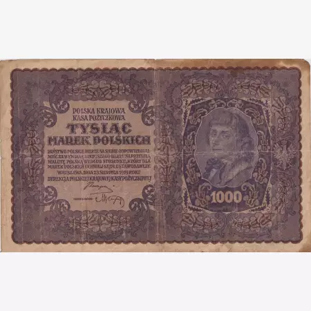 Lengyelország 1000 marek 1919.   P 29