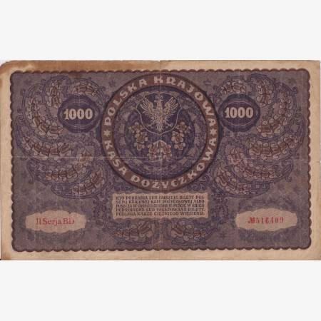 Lengyelország 1000 marek 1919.   P 29