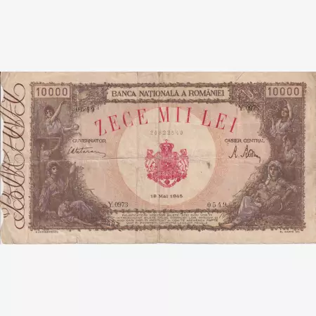 Románia 10.000 lei 1945.   P 57