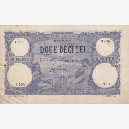 Románia 20 lei 1923.   P 20
