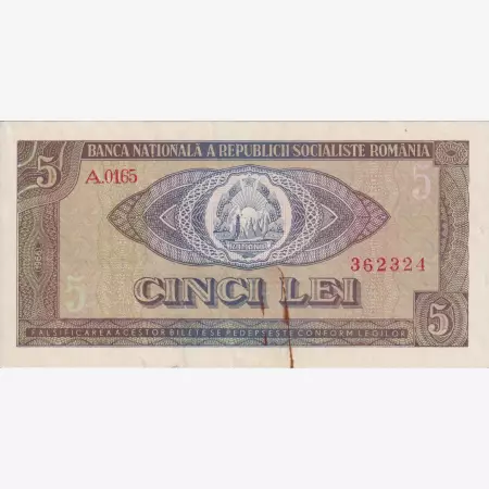 Románia 5 lei 1966.   P 93