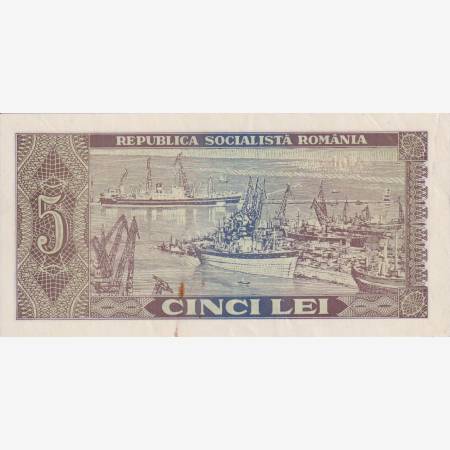 Románia 5 lei 1966.   P 93